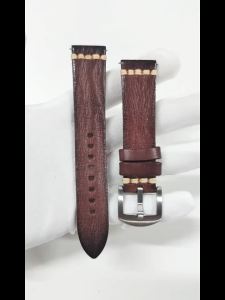 New 18mm 20mm 22mm 24mm Handmade Stitching Watch Strap for Samsung Smartwatch Leather Band for Seiko Vintage Bracelet for Rolex