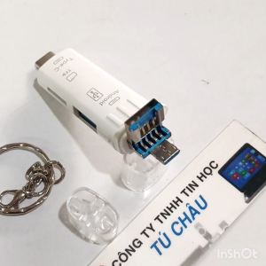 Đầu đọc thẻ Card Reader cho TF Micro MicroSD 1 USB 3.0 chuẩn cắm Type C Micro USB USB 3.0