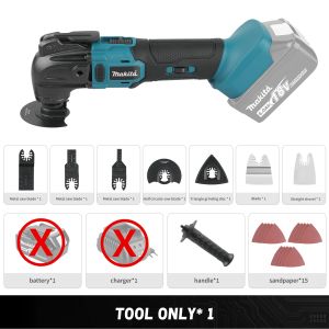 Makita | Makita DTM51 18V Cordless Oscillating Multi-Tool 6000-20000OPM 6-Speed Control Quick Change for Cutting Sanding Scraping tools