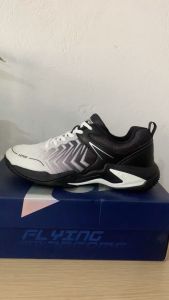 Giày cầu lông pickleball bóng chuyền Lefus L029 Trắng đen - CHỌN TĂNG 1 SIZE