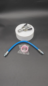 Quick Lock Grease Coupler Kit - Double Grip Grease Gun Head Double Wrench & Hose-Connected Coupler