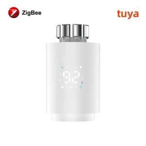 LS | Tuya ZigBee Bộ Điều Chỉnh Nhiệt Thông Minh Bộ Truyền Động Tản Nhiệt TRV Van Điều Nhiệt Bộ Điều Khiển Nhiệt Độ Alexa Google Home Tương Thích