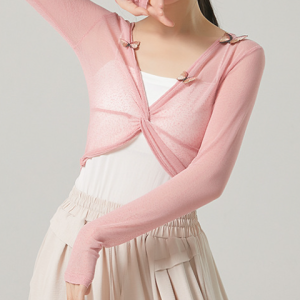 Áo Lưới Tập Khiêu Vũ Cổ Điển Áo Lưới Dài Tay Áo Tập Khiêu Vũ Nữ Áo Lưới Cổ Điển Thời Trang Cổ Điển Áo Lưới Cổ Điển