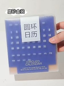 Kalender Meja Abadi Permanent Calendar Diy Kalender