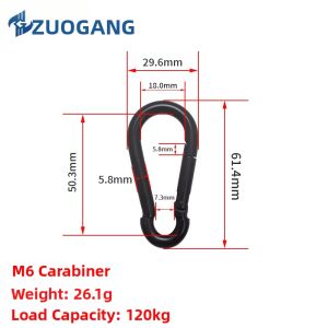 Black Heavy Duty Stainless Steel Hooks