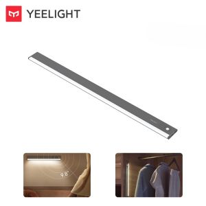 Yeelight 7mm Ultra Thin Induction Cabinet Light 4000K Rechargeable Dimmable LED Motion Sensor Night Lamp Wardrobe Corridor