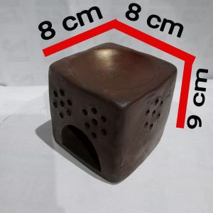 Tempat Aroma Terapi /  Tungku aromaterapi Gerabah Tanah Liat