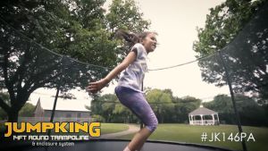 Jumpking 14’ FT Trampoline with Safety Enclosure 90Kg Weight Limit