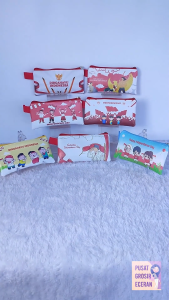 Mini Case Souvenir Hari Kemerdekaan Indonesia Tempat Pensil 17 Agustus Agustusan Merdeka