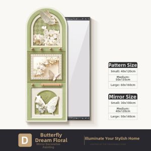 CTYLIGHTZ | Invisible Sliding Full Length Mirror Decorative Painting