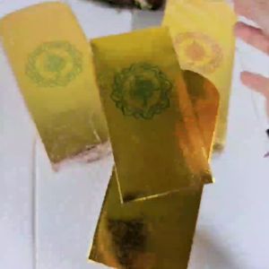 10PCS AMPLOP LEBARAN IDUL FITRI EMBOS KALIGRAFI EMAS AMPLOP MEWAH UKURAN PANJANG