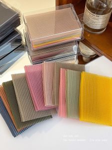 Candy Colored Hair Stickers Womens Simple Magic Adhesive Hair Accessories Bangs Forehead Decorations Korean Style Hair Bands