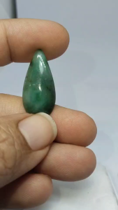 พลอยหยกพม่าแท้ทรงหยดน้ำพร้อมส่ง