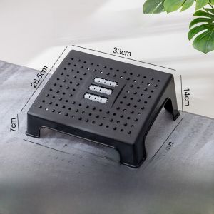 Office Footrest Desk Underpad Prevents Crossed Legs Footrest Board Footstool Adult Modern Simple Style Plastic Injection Molding