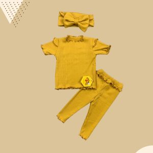 0-6BLN SETELAN BAYI ONESIE FREE HEADBAND SETELAN BAYI PEREMPUAN PREMIUM by MYBEE (SNI) versi 2