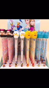 Bút chì khúc Labubu / Capybara dễ thương cho bé tập viêt - VPP Thiên Ái TA055