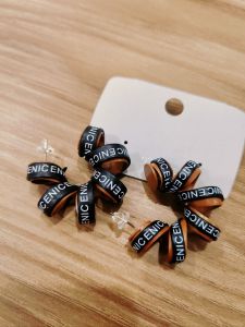 7E Stylish silver post Earrings - Designs with S925 Posts! red love trend purple ribbon tulip in love love shape butterfly loop earring drop earring stud earring