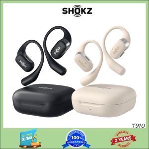Shokz Openfit T910หูฟังกีฬาบลูทูธด้วยเสียงทิศทางไม่มีเสียงรบกวนและปัญญาประดิษฐ์สำหรับการโทร