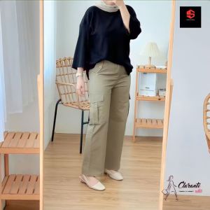 HIGHWAIST SOBEK | Celana Kulot Wanita Highwaist Loose Enfinished | Kulot Jeans Wanita Sobek Lutut Paha