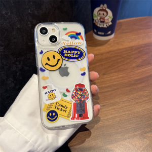 เคสโทรศัพท์รูปหัวใจรักสำหรับ Apple iPhone 17 pro Max ลายการ์ตูนน่ารัก ด้านนอกนิ่ม ด้านในแข็ง พร้อมขาตั้ง สำหรับคู่รัก