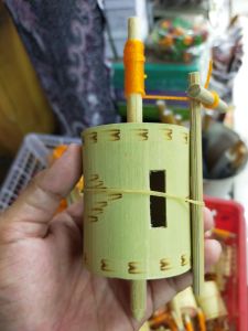 gasing bambu - gasing tradisional - patonan - mainan tradisional