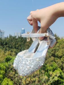 MENGBEIHUAN | Fashion Childrens Chunky Heel Princess Shoes