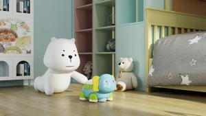 Childrens Sound and Light Soothing Sleep Aid 6 Month Baby Crawling Music Turtle 0-1 Year-old Baby Educational Toys