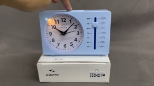 [VS] ALARM CLOCK ADJUSTABLE DAYS OF THE WEEK MANUAL PRESSING NIGHT LIGHT RECTANGLE CLOCK(WJ-GH222/WJ-GH215)