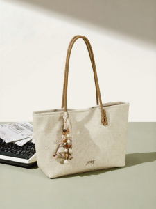 Josiny | High-quality Woven Tote Bag for Women Business Casual