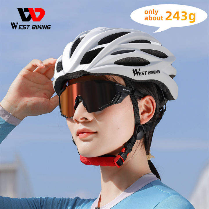 WEST BIKING Ultralight Bicycle EPS Helmet Safety Cycling Helmet