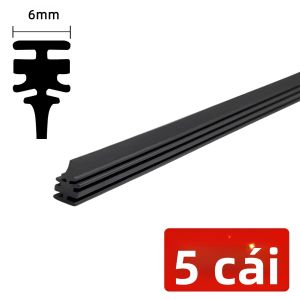 PINMOAP 5 Bộ Dải Cao Su Lau Xe Ô Tô 14-32 Tự Nhiên Bền Đẹp Thay Thế Kính Chắn Gió Phía Trước Một Phần