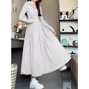 WANGGONGZHU | Womens Full-Body Sunscreen Ice Silk Long Coat Summer Thin New Small Size Hooded Breathable Lightweight Princess Style Outerwear