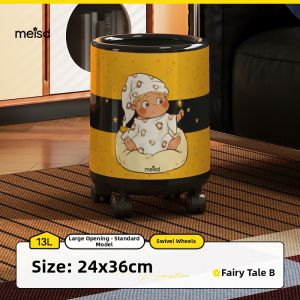 MEISD | Aesthetic Cartoon Design Household Bin