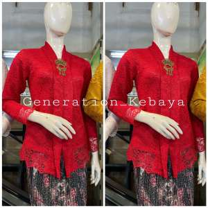 SET Kebaya kartini pendek brokat premium