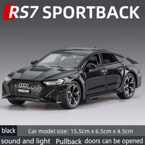 1:32 Audi RS7 Sportback Model Toy Cars Alloy Diecast 6 Doors Opened with Pull Back Rubber Tires Ornament Vehicle Toys Gifts