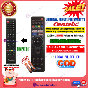Centrix Smart TV Remote Universal [**Mag Basa B4 Umorder**] Ready to Use Universal Remote for Centrix Smart TV Android TV Centrix Remote