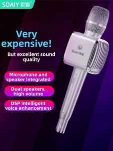 soaiy | All-in-one Wireless Microphone Speaker For Home KTV