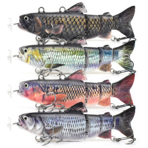 NEW 90mm/20g Robotic Self-swimming Propeller-driver Bait Electronic LED Rechargeable Robotic Fish Lure