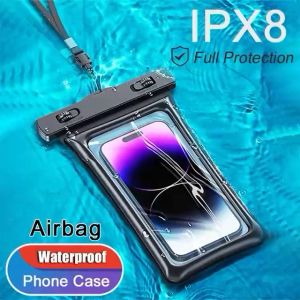 IPX68 Waterproof Phone Bag Case up 7.0 inch Universal Swimming Underwater Diving Phone Pouch Bag Case