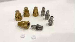 ( Bơm )Combo Van nạp 1 chiều chân 10 + Khớp Nối Ren Ngoài (BKN2)