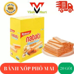 Bánh Xốp Nhân Phô Mai NABATI