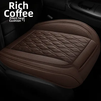 CapitAuto | Breathable Non-slip Genuine Cowhide Car Seat Cover