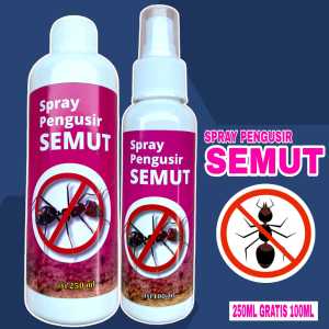 OBAT PEMBASMI SEMUT RUMAH | SEMUT TANAMAN | SEMUT HITAM | SEMUT MERAH | SEMUT TANAH | 100% EFEKTIF AMPUH | 250ML Gratis 100ML