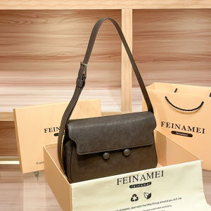 Leather Casual Womens Bag Large Capacity Crossbody Single Shoulder Stylish for Autumn Winter New Model Underarm Designer Bag