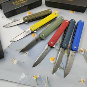 supknife มีดพับEafengrow EFของแท้ รุ่นEF64 ใบมีดD2 ระบบลูกปืนบอลแบริ่งเปิดใบมีดลื่นๆๆๆทุกเล่ม ด้ามจับG10 กลางแจ้งการล่าสัตว์แคมป์ปิ้งมีดผลไม้