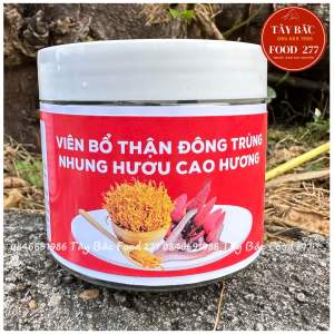 ( MUA LẺ - SỈ GIÁ GỐC ) Viên bổ th.ận Đông Trùng Nhun.g Hươ.u Cao Hương 300gr- Đặc tr.ị yếu sinh l.ý xuất sớm khó cương cứng - Tây Bắc Food 277