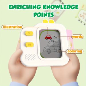 Early Learning Activities for Kids 3-5 Talking Flash Cards with Writing Tracing Drawing & Counting Game