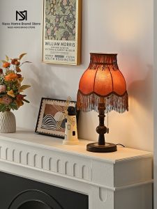 MOYU | French Handmade Fringe Lamp Antique Retro Style