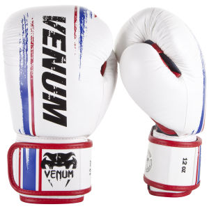 Venum Bangkok Spirit Boxing Gloves - Nappa Leather - White