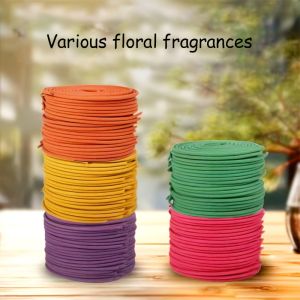 40-Pack Multicolor Spiral Incense Sticks Rattan Coil Incense for Home Bathroom Purification Sleep Yoga Meditation Relaxati